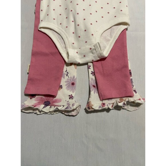 Huggies Baby wear 4 Piece Layette Set 18M Florals Organic Cotton - Picture 3 of 5